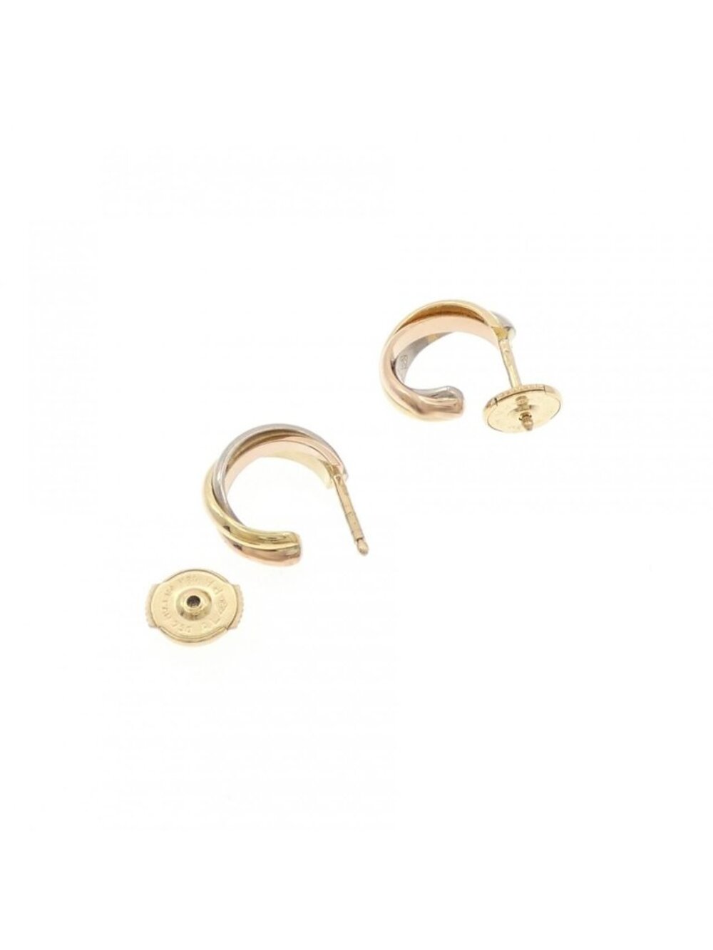 ★SOLD★ Cartier Trinity Small Earrings - Picture 3 of 4